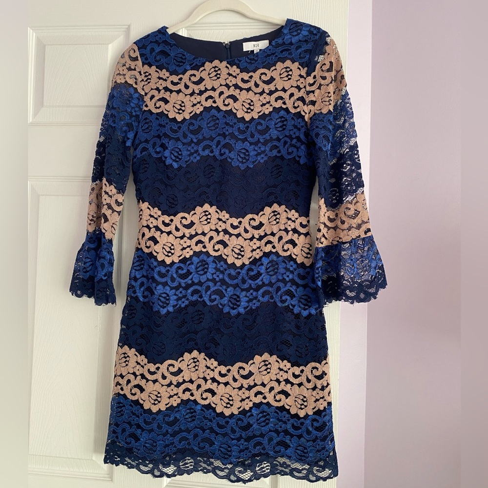 NSR blue lace dress